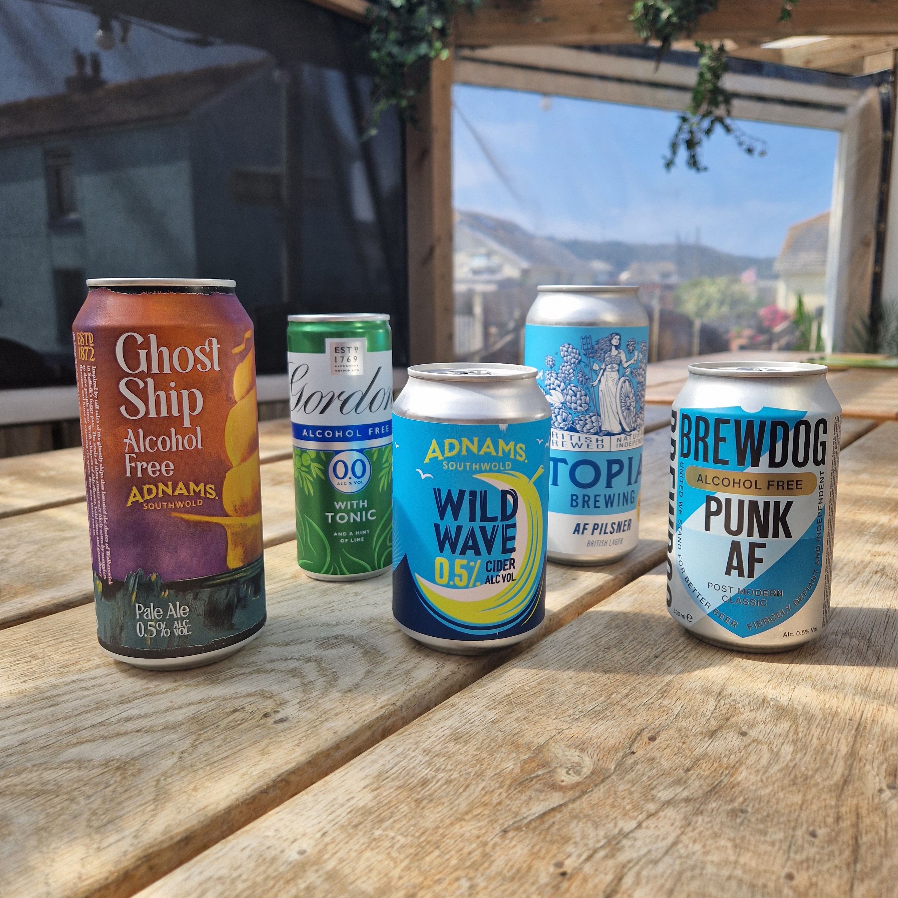 Alcohol-free drink options at Pig & Olive