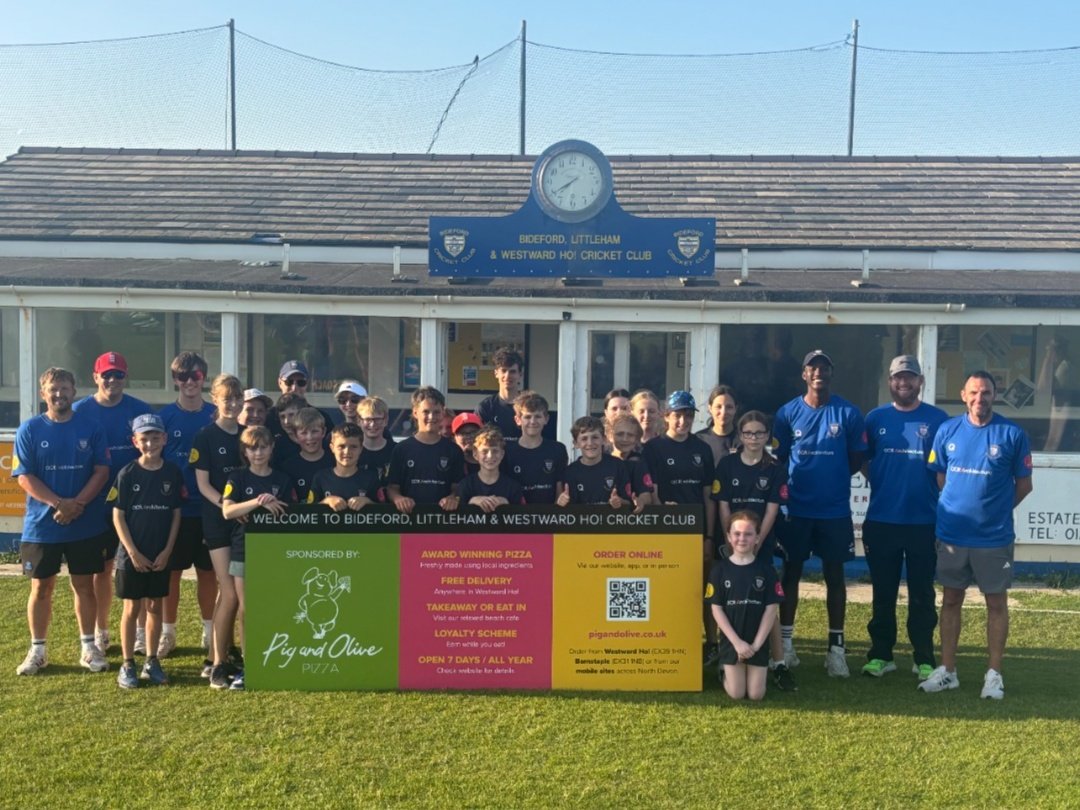 Pig and Olive Sponsors Youth Cricket in Westward Ho: Supporting the Colts at Bideford Cricket Club Pig and Olive Sponsors Youth Cricket in Westward Ho: Supporting the Colts at Bideford Cricket Club