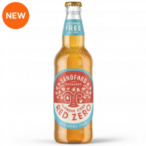 Sandford Orchards Red Zero Cider - 500ml - 0.5% abv