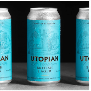 Utopian British Lager - 440ml 4.7% abv