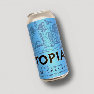 Utopian British Lager - 440ml 4.7% abv