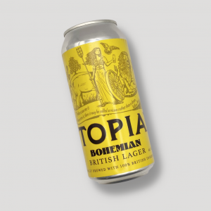 Utopian Bohemian British Lager - 440ml 4.2% abv